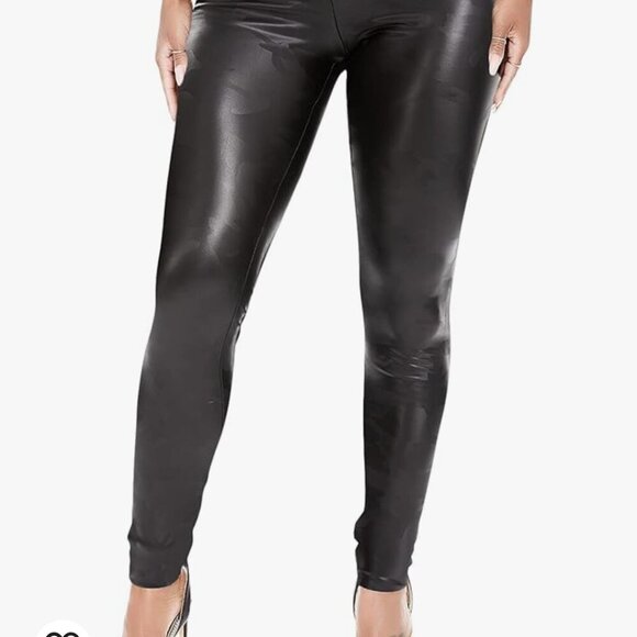 🔥3/$42 w FREE SHIPPING🔥 NWOT High Waist Faux Leather Leggings - Picture 7 of 7